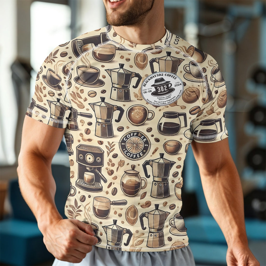 All-Over Print Unisex Yoga Sports Short Sleeve T-Shirt